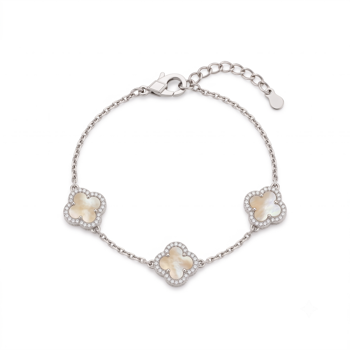 Clover 925 Silver bracelet for women
