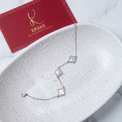 Clover 925 Silver bracelet for women