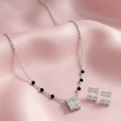 Naira 925 Silver Mangalsutra Set for Women