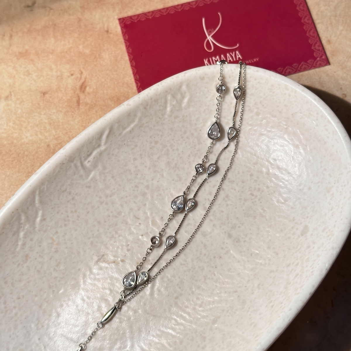 Silver bracelet for her