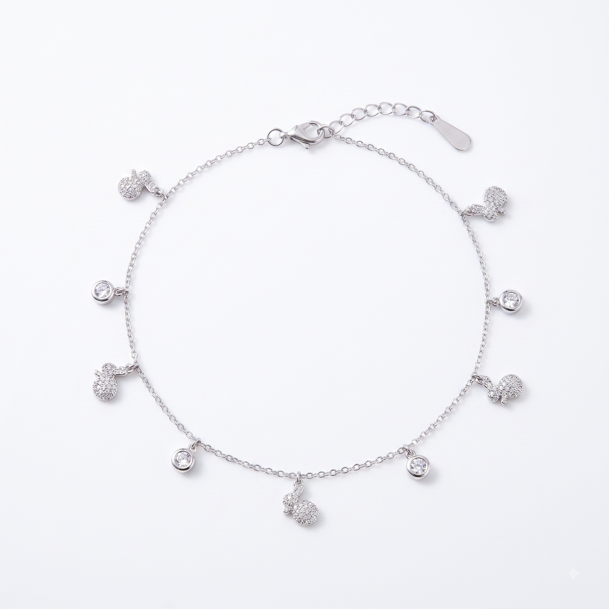Silver Riva Potli Anklet
