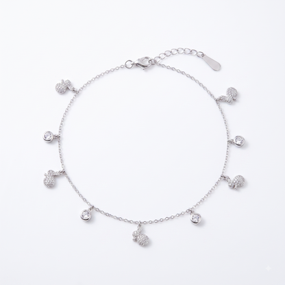 Silver Riva Potli Anklet