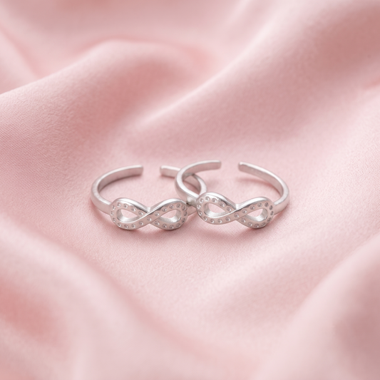 Eternal Love 925 Silver Toe Rings