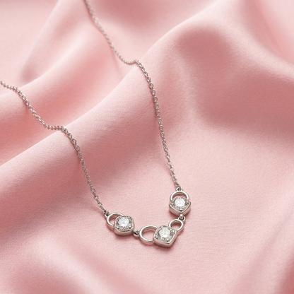 925 Sterling Silver Serenelle Link Necklace