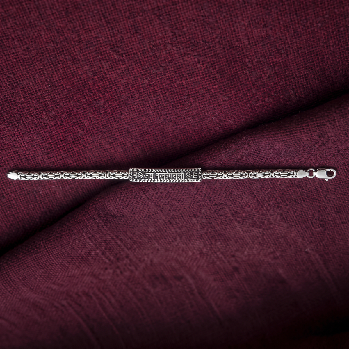 925 Silver Bajrangabali Bracelet for Men