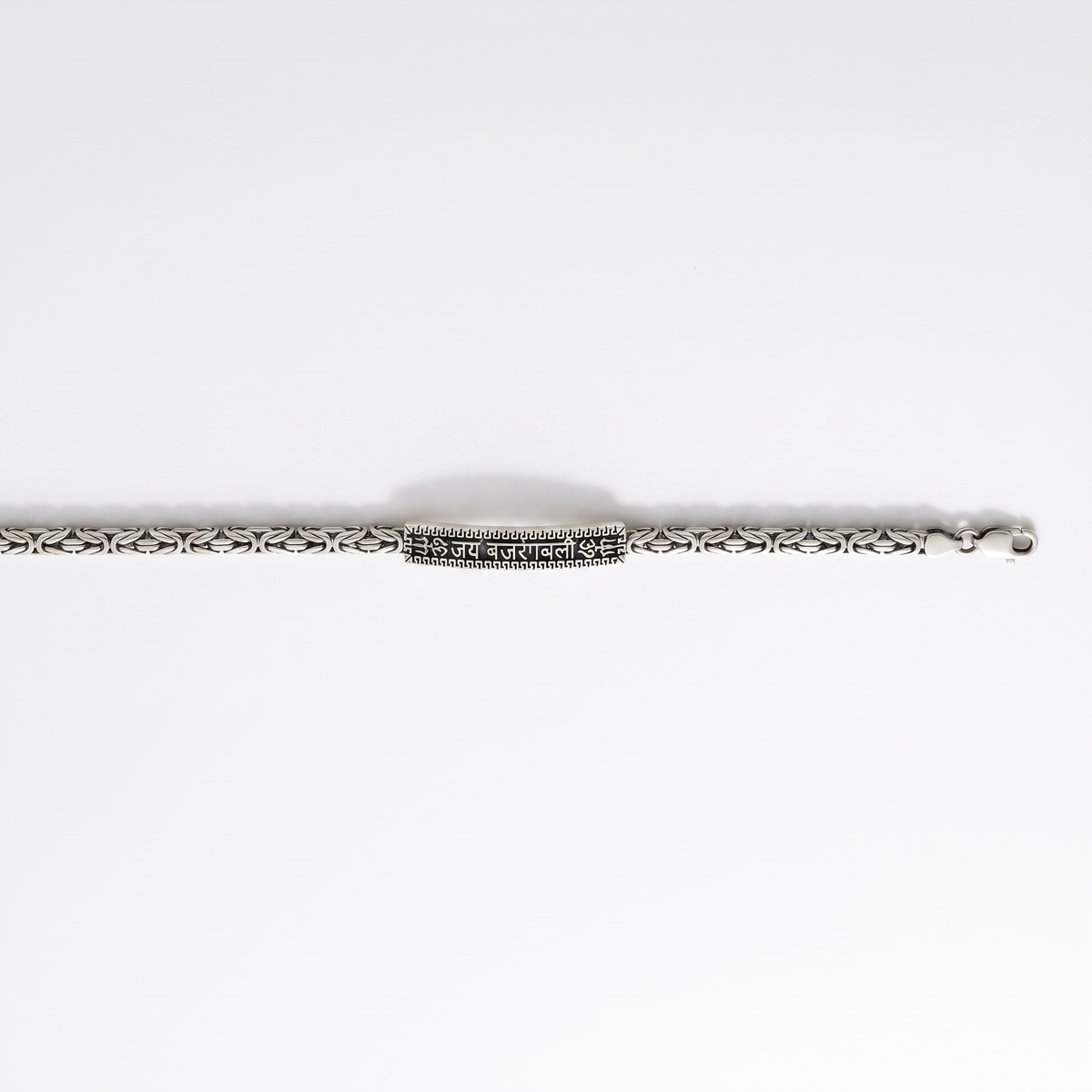 925 Silver Bajrangabali Bracelet for Men
