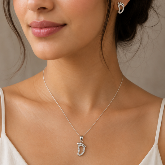 Little steps pendant set