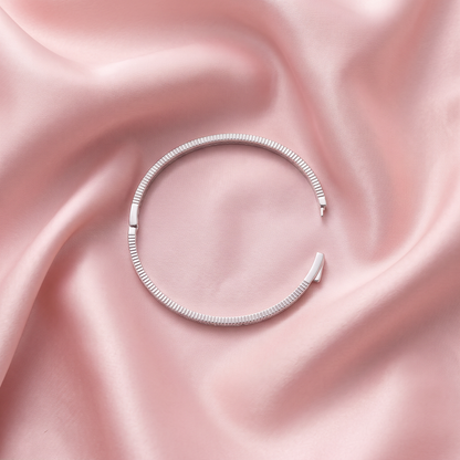 925 Silver Geometric Cuff for Women