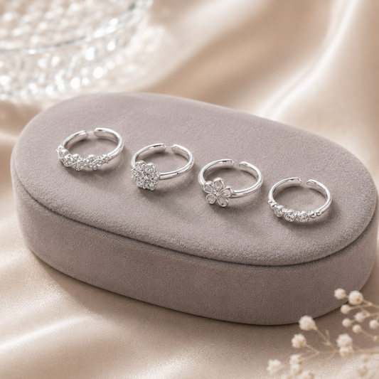 Grace Toe Ring Set