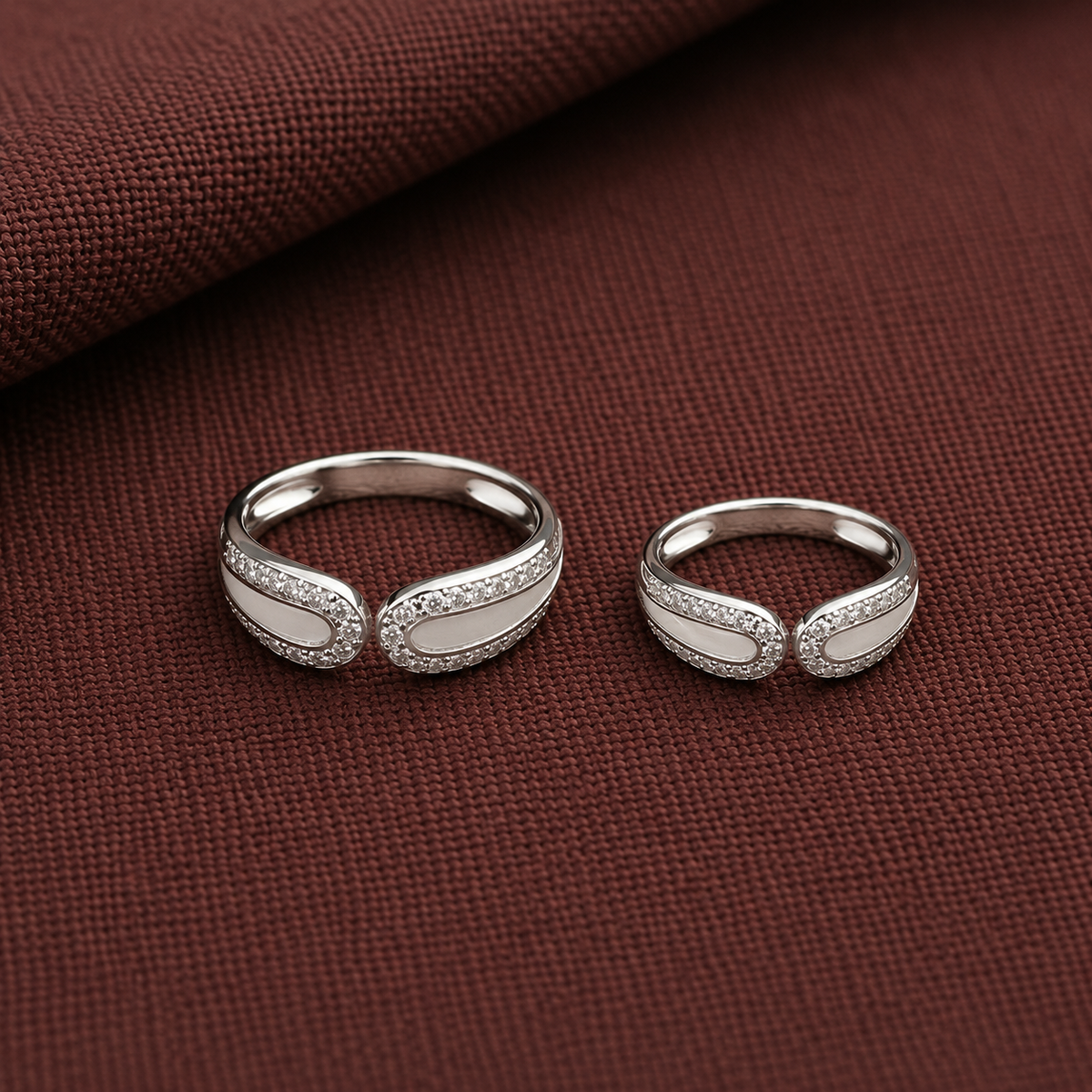 Infinity Bond Couples Band Ring 6'inch & 11'inch