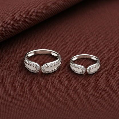 Infinity Bond Couples Band Ring 6'inch & 11'inch
