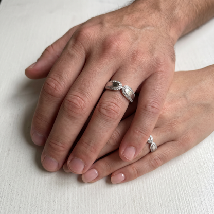 Infinity Bond Couples Band Ring 6'inch & 11'inch
