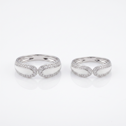 Infinity Bond Couples Band Ring 6'inch & 11'inch