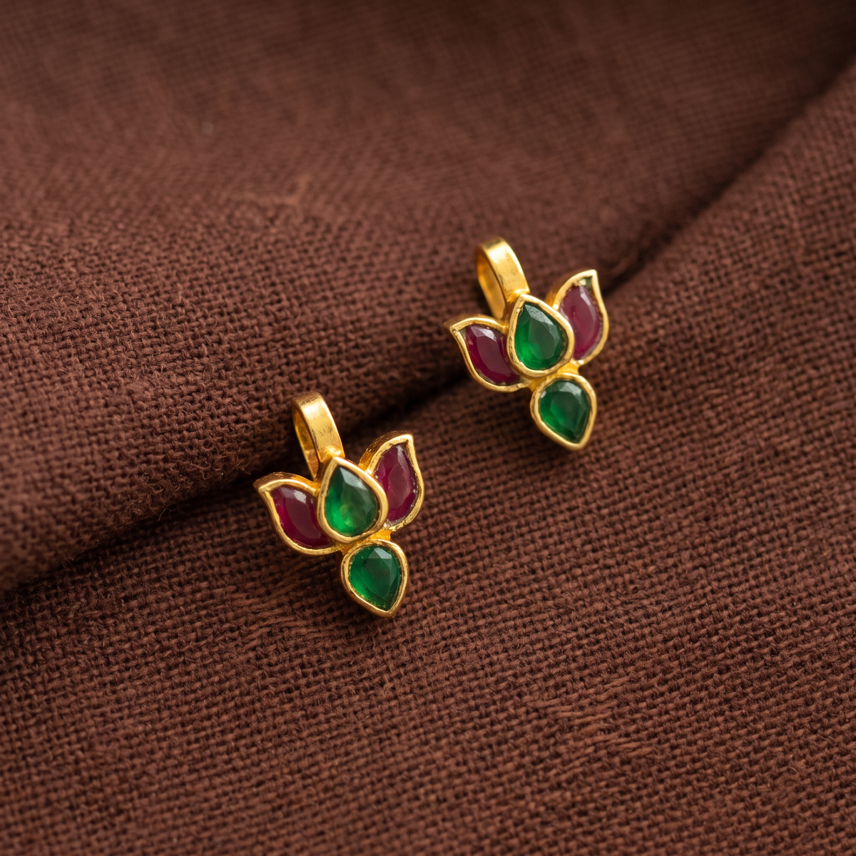 925 Silver Lotus Bugadi Earrings