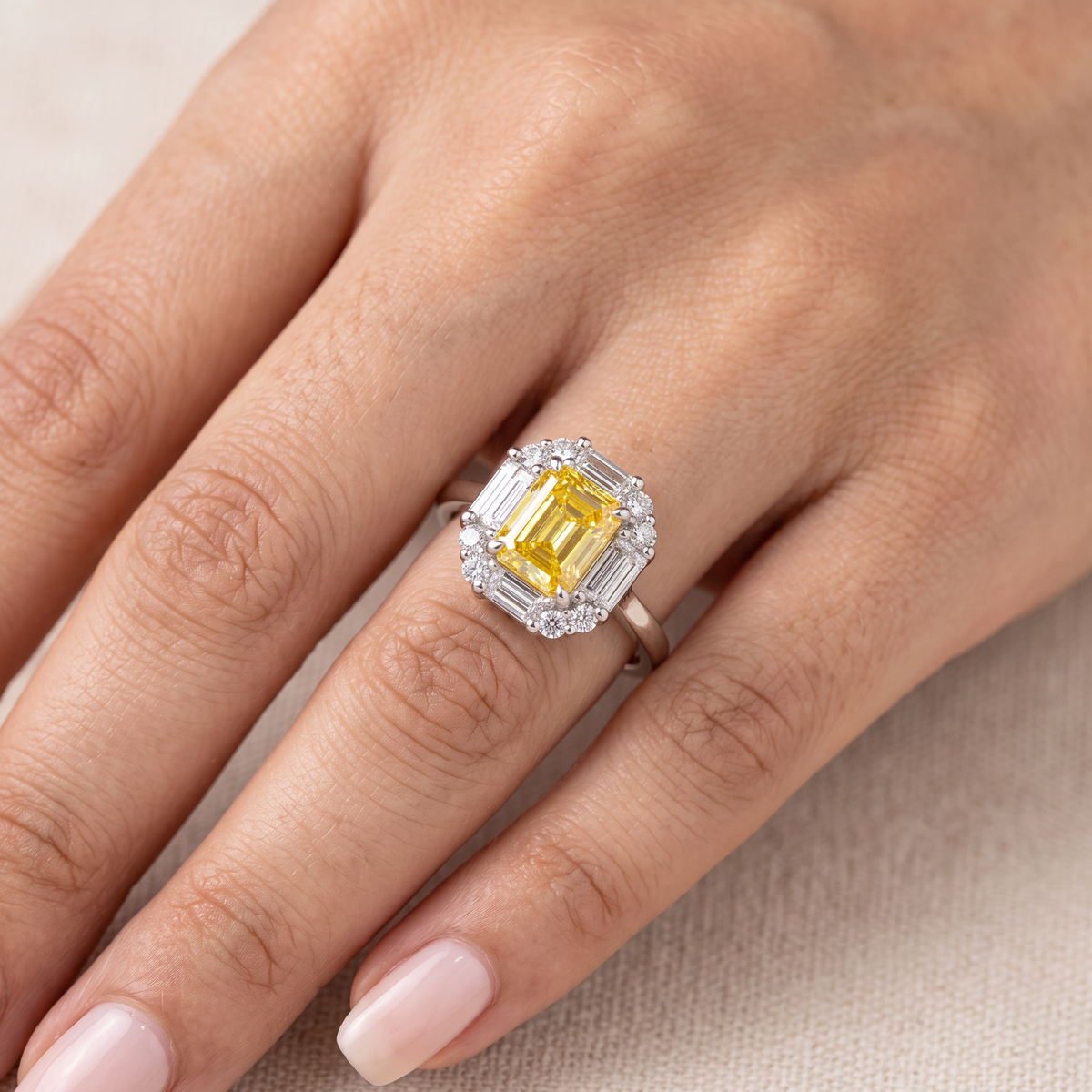925 Silver Lumina Cocktail Ring for Women