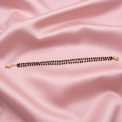 925 Silver Mangalsutra Nazariya Bracelet