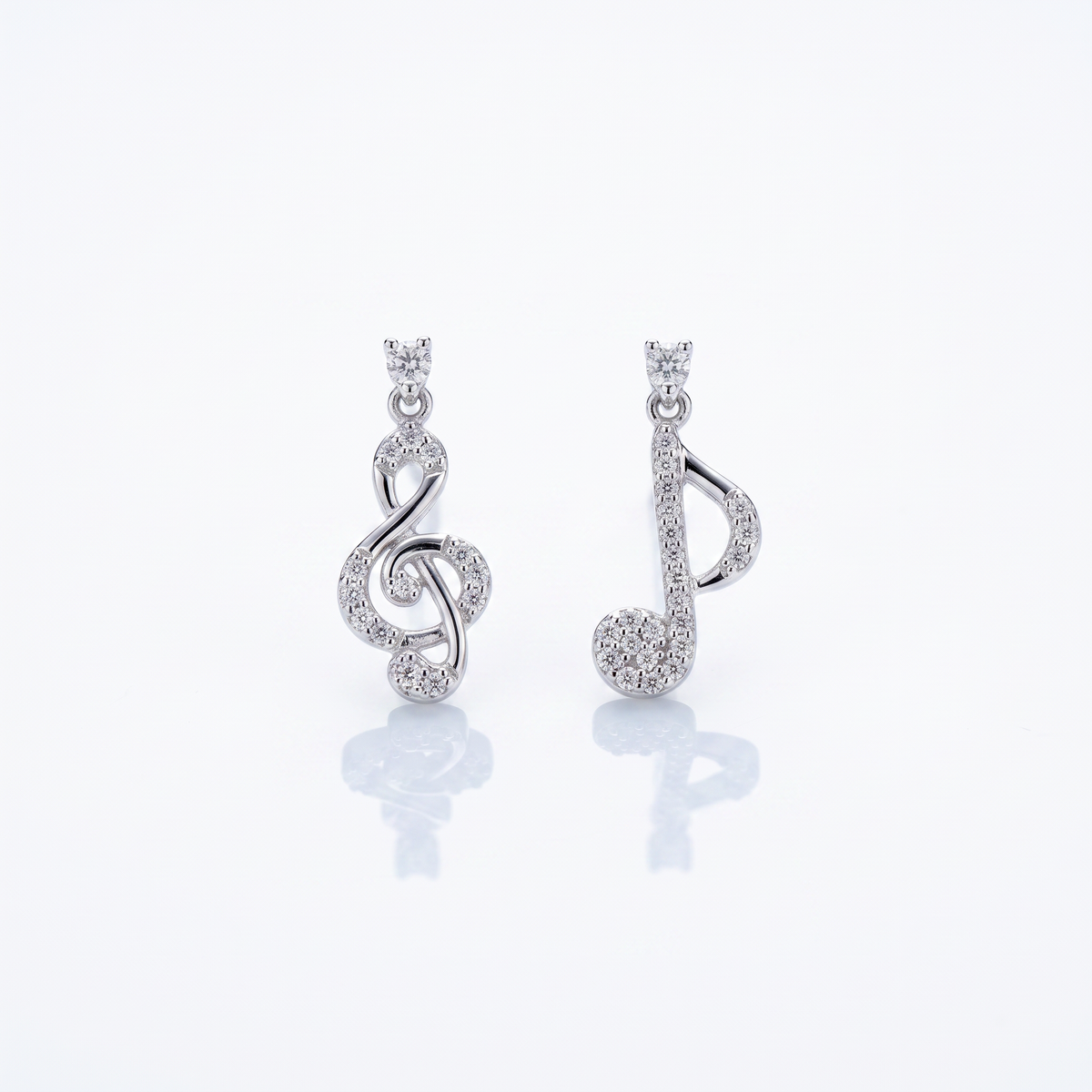 925 Silver Musical Earrings