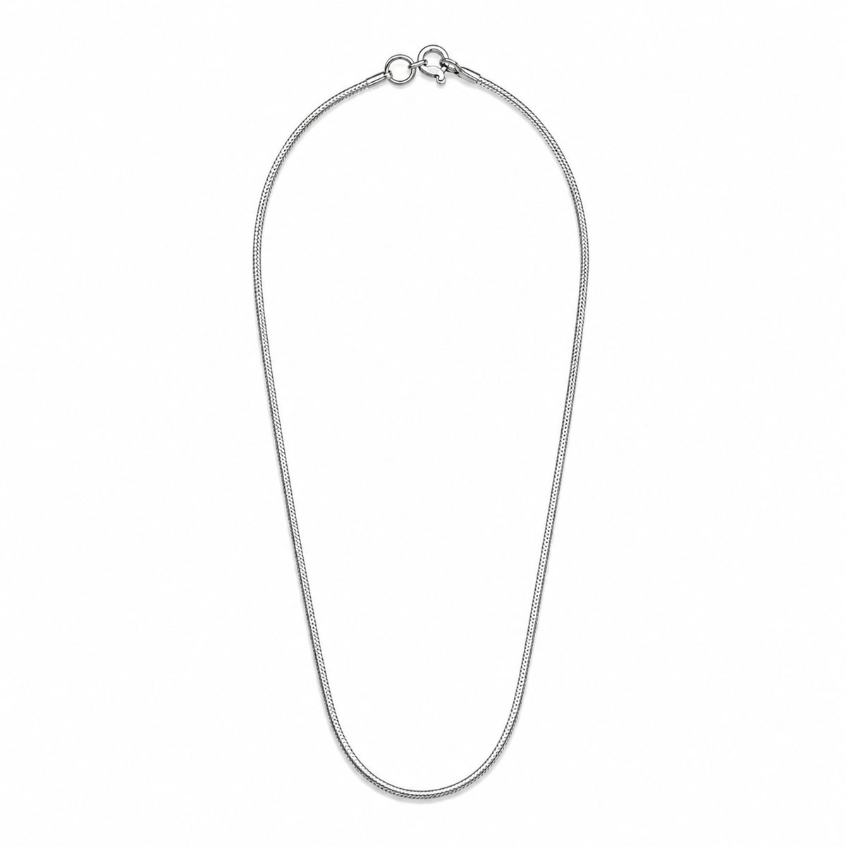 925 Silver Round Serpent Chain Unisex