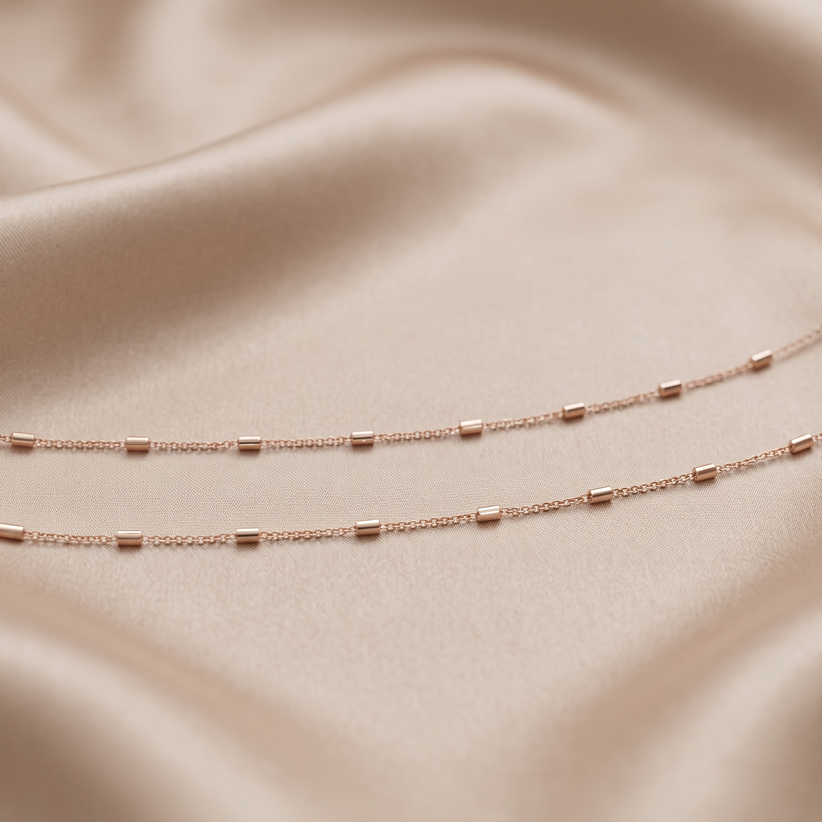 925 Sterling Silver Rose Gold Anklet for women