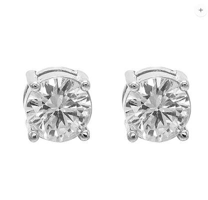925 Silver CZ Stone Studs