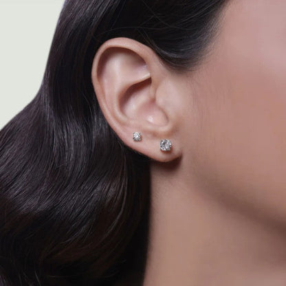 925 Silver CZ Stone Studs