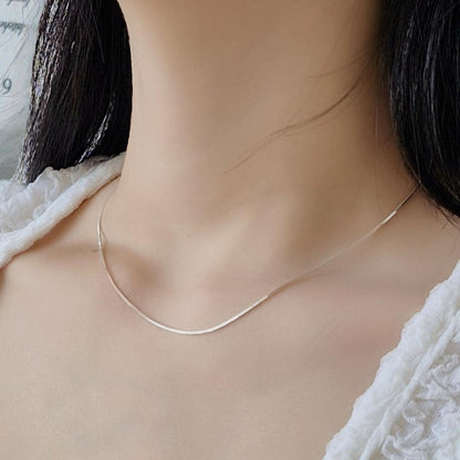 925 Sleek Silver Chain for women