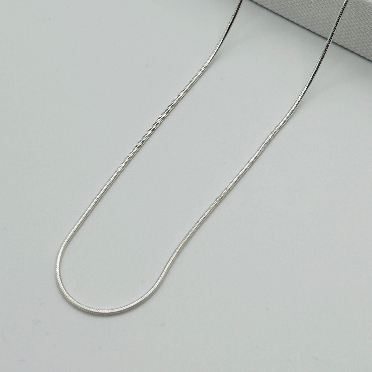 925 sterling silver serpent chain necklace in 16 and 20 inch lengths
