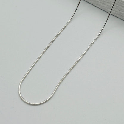925 sterling silver serpent chain necklace in 16 and 20 inch lengths