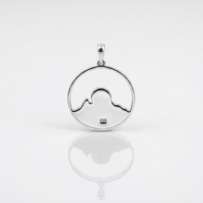 925 Silver Sunset Pendant