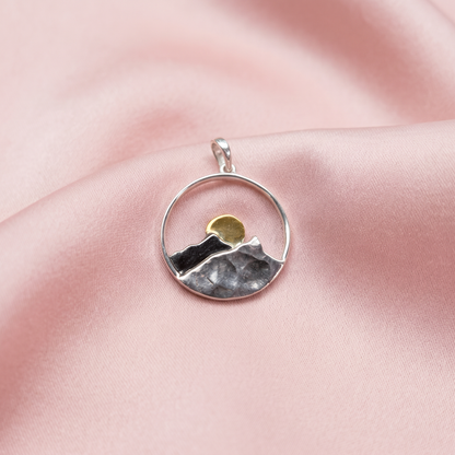 925 Silver Sunset Pendant