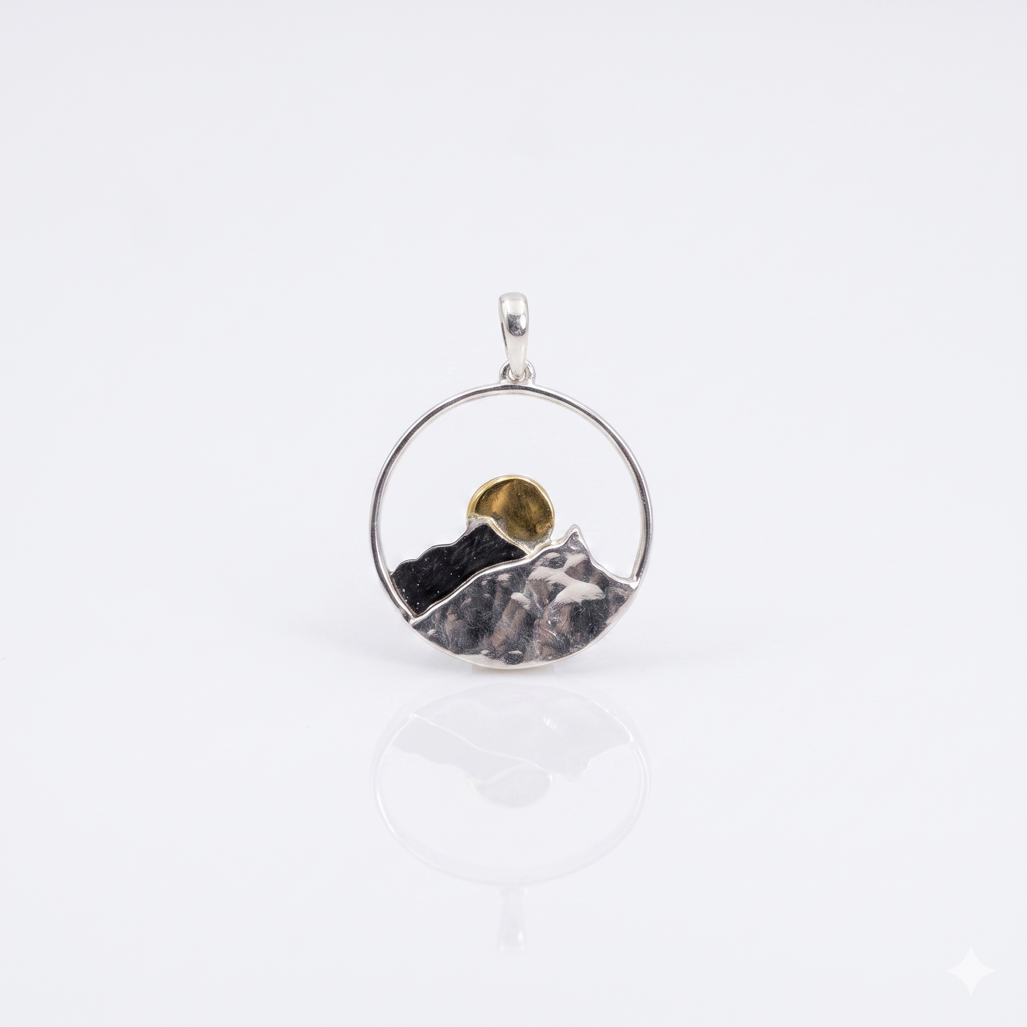 925 Silver Sunset Pendant