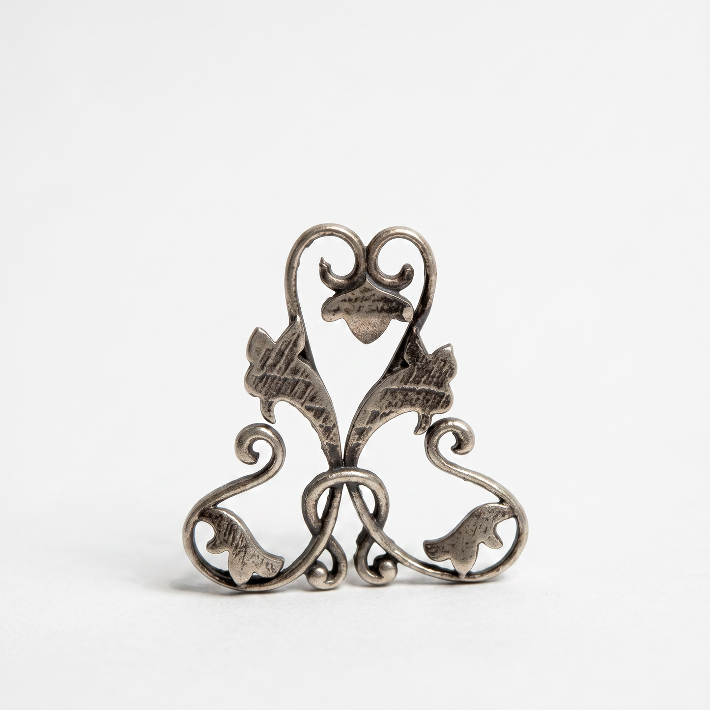 925 Silver Twin Swan Brooch
