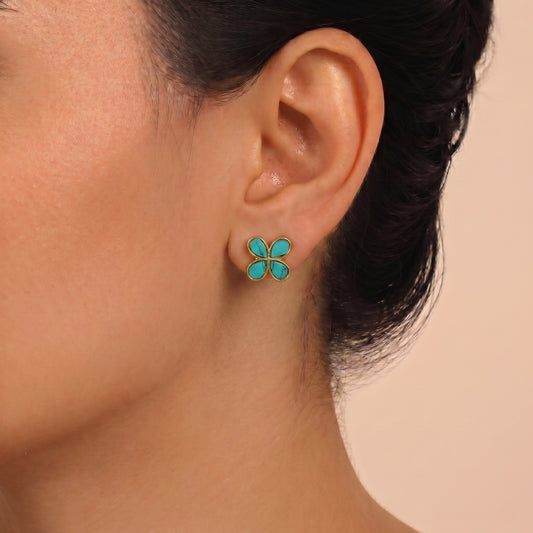 925 Silver Turquoise Stud
